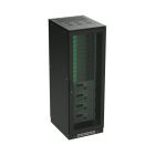  - ДКС R5IT2468PFB Разобранный напольный 19" IT-CQE 24U 600х1200х800, двери перфорированная + перфорированная, RAL9005