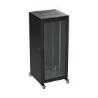  - ДКС R5IT2488GSB Разобранный напольный 19" IT-CQE 24U 800х1200х800, двери стекло + сплошная, RAL9005