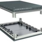  - ДКС R5KTB88H50IT Крыша перфорированная и основание для напольных 19" IT-корпусов ДКС серии CQE 800 x 800, RAL7011