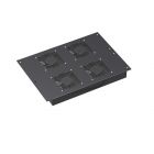  - ДКС R5VSIT6004FB Потолочный модуль 4 вентилятора без термостата для IT CQE шириной 600мм, RAL9005