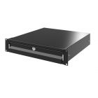  - ДКС R5ITCPD2HEB Ящик выдвижной 19" 2U, глубина 300мм, RAL9005