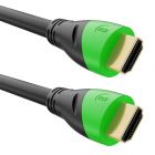  - GCR Кабель 0.3m HDMI Ultra HD 4K 60Hz, Full HD, 3D, черный, 24K GOLD, 30/30 AWG, 2 Х экран GCR-HM310-0.3m