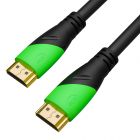  - GCR Кабель 0.5m HDMI 2.0, Ultra HD, 4K 60Hz / 5K*30Hz, HDR 4:4:4, 3D, AUDIO, 18.0 Гбит/с, черный, 2 X экран GCR-HM311-0.5m