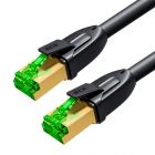  - GCR PRO Патч-корд PROF прямой 0.3m, FTP медь кат.6, черный, экранированный, коннекторы 24K GOLD, Deluxe ethernet high speed 10 Гбит/с, RJ45, T568 GCR-53057