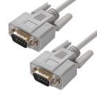  - GCR Кабель 10.0m RS-232, 9M/9M Premium серый 30 AWG GCR-DB9CM2M-10m
