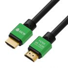  - GCR Кабель 1.2m HDMI 2.0, AL корпус зеленый, HDR 4:2:2, Ultra HD, 4K 60 fps 60Hz/5K*30Hz, 3D, AUDIO, 18.0 Гбит/с, 28/28 AWG, 3 X экран GCR-50961