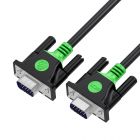  - GCR Кабель SVGA 1.0m чёрный, позолоченные контакты, OD6.0mm, 15M / 15M, 28/28 AWG, двойной экран GCR-VM2VM1-1.0m