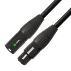  - GCR Кабель 15.0m микрофонный XLR M / XLR F, черный, AL case GCR-53376