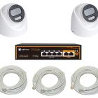  - IPTRONIC Готовый домашний комплект из 2 камер видеонаблюдения для ПВЗ ECO IPEYE