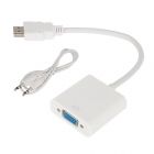  - Переходник штекер HDMI - гнездо VGA, провод + шнур стерео 3,5мм REXANT 17-6936