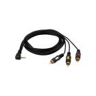 Шнур Стерео 3,5мм 4C - 3 RCA, 1,5м, двухцветный штекер Gold REXANT 17-4412 - Шнур Стерео 3,5мм 4C - 3 RCA, 1,5м, двухцветный штекер Gold REXANT 17-4412