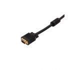 Шнур VGA - VGA с ферритами, 3м, черный, Gold REXANT 17-5505 - Шнур VGA - VGA с ферритами, 3м, черный, Gold REXANT 17-5505