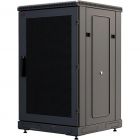 - Шкаф телекоммуникационный напольный 19,18U(600x1000), ШТ-НП-М-18U-600-1000-П-Ч, передняя дверь перфорация, черный ССД 130411-01185