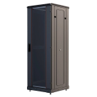  - Шкаф телекоммуникационный напольный 19, 27U(600x600), ШТ-НП-М-27U-600-600-С-Ч, передняя дверь стекло, черный ССД 130411-01134