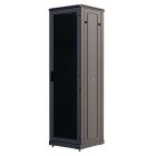  - Шкаф телекоммуникационный напольный 19, 42U(600x1000), ШТ-НП-М-42U-600-1000-П-Ч, передняя дверь перфорация, черный ССД 130411-01196
