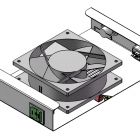  - Вентиляторный модуль потолочный для ШКТ-НВ/НВ2-6U, 1 вентилятор с термодатчиком без шнура питания 35С ВМ-1П ССД 130411-00876