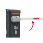 DEA Стрела 4 метра для шлагбаума серии PASS со световозвращающими наклейками - DEA Стрела 4 метра для шлагбаума серии PASS со световозвращающими наклейками