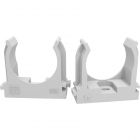 Крепеж-клипса для труб для прямого монтажа серая в п/э d32 мм (25шт/500шт уп/кор) Промрукав PR13.0122 - Крепеж-клипса для труб для прямого монтажа серая в п/э d32 мм (25шт/500шт уп/кор) Промрукав PR13.0122