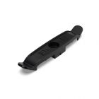  - Держатель плоского кабеля двусторонний для прямого монтажа на 4 места чёрный (20шт/640шт уп/кор) Промрукав PR13.0439