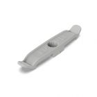  - Держатель плоского кабеля двусторонний для прямого монтажа на 4 места серый (20шт/640шт уп/кор) Промрукав PR13.0440