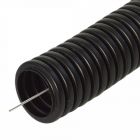  - Труба гофрированная ПП лёгкая 350 Н безгалогенная (HF) стойкая к ультрафиолету чёрная с/з dвн 14,1 мм, dнар 20 мм (100м/4800м уп/пал) Промрукав PR02.0419