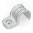 Крепеж-скоба пластиковая односторонняя для прямого монтажа атмосферостойкая серая в п/э d25 мм (50шт/450шт уп/кор) Промрукав PR13.0370 - Крепеж-скоба пластиковая односторонняя для прямого монтажа атмосферостойкая серая в п/э d25 мм (50шт/450шт уп/кор) Промрукав PR13.0370
