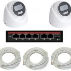 IPTRONIC Готовый домашний комплект из 2 камер видеонаблюдения для ПВЗ ECO IVIDEON - IPTRONIC Готовый домашний комплект из 2 камер видеонаблюдения для ПВЗ ECO IVIDEON
