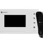 Видеодомофон с панелью Optimus ECO IK-34B30I (w+b) - Видеодомофон с панелью Optimus ECO IK-34B30I (w+b)