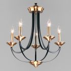 Подвесная люстра Eurosvet Lazzaro 60098/5 черный - Подвесная люстра Eurosvet Lazzaro 60098/5 черный