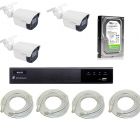 IPTRONIC Готовый комплект для дачи с регистратором и 3 камерами ECO с HDD - IPTRONIC Готовый комплект для дачи с регистратором и 3 камерами ECO с HDD