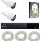 IPTRONIC Готовый комплект для дачи с регистратором и 2 камерами ECO с HDD - IPTRONIC Готовый комплект для дачи с регистратором и 2 камерами ECO с HDD
