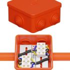 Коробка монтажная, огнестойкая, без галогена Коробка JBS080 85х85х50, 6 вых., 8P (0,15-4,0 мм²) (431 - Коробка монтажная, огнестойкая, без галогена Коробка JBS080 85х85х50, 6 вых., 8P (0,15-4,0 мм²) (431