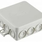Коробка монтажная, огнестойкая, без галогена Коробка JBL085 85х85х38, 12 вых., 6P (0,15-4мм²) серая - Коробка монтажная, огнестойкая, без галогена Коробка JBL085 85х85х38, 12 вых., 6P (0,15-4мм²) серая