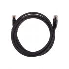  - Патч-корд U/UTP, CAT 6, RJ45-RJ45, 26AWG, LSZH, черный, 2м REXANT (02-0292-2)