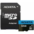  - Карта памяти MICRO SDHC 32GB W / ADAP. AUSDH32GUICL10A1-RA1 ADATA (AUSDH32GUICL10A1-RA1)